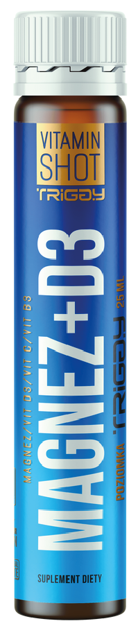 Triggy Vitamin Shot Magnez + D3, shot, 25 ml, poziomka