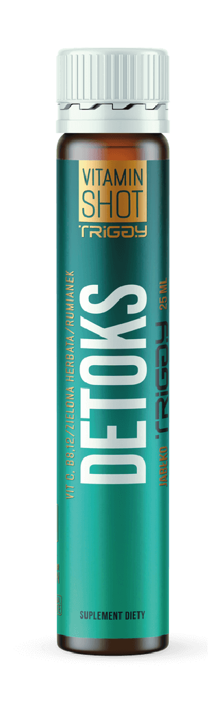 Triggy Vitamin Shot Detox, shot, 25 ml, zielone  jabłko