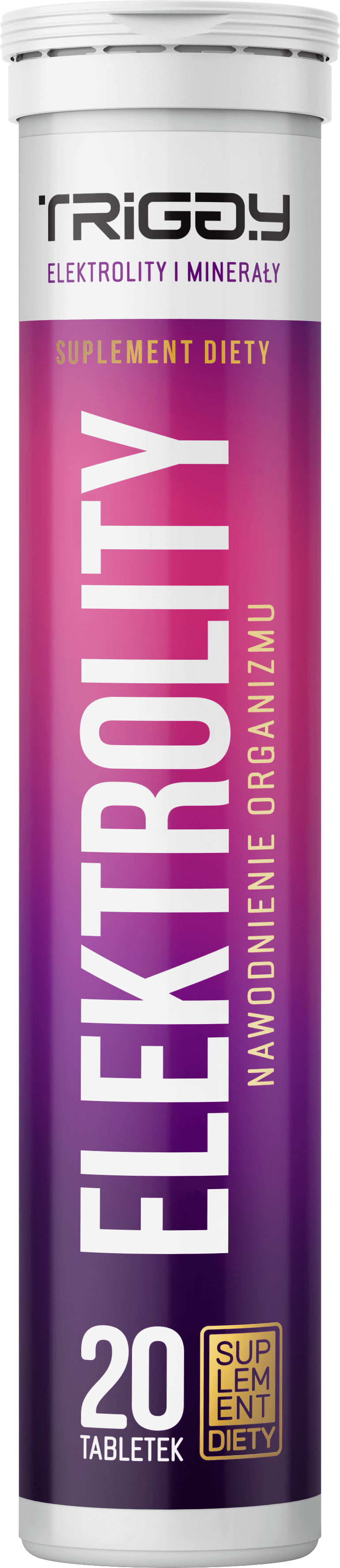 Triggy Elektrolity 20 tabletek musujących, grejpfrut-żurawina