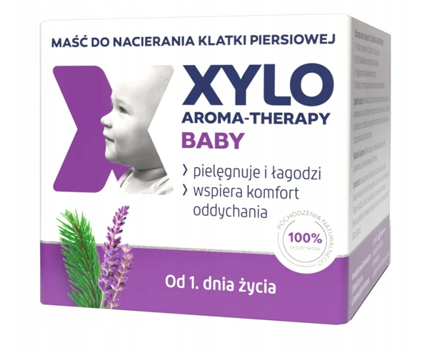 Xylo Aroma-Therapy Baby maść do nacierania klatki piersiowej, 50 ml