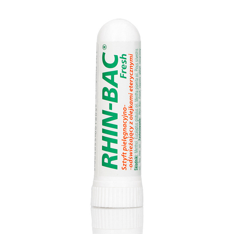 Rhin-Bac Fresh, sztyft pielęgnacyjno-odświeżający z olejkami eterycznymi, 1 szt.