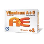 Vitaminum A+E kapsułki miękkie zawierające witaminę A i E, 30 szt.