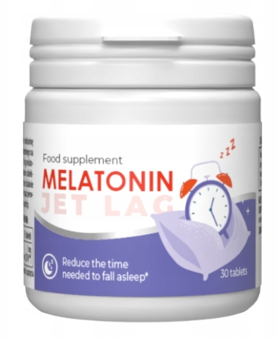 Melatonina Jet Lag, 30 tabletek