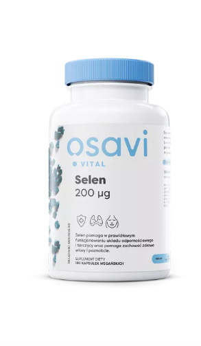 Osavi Selen, 200 μg, 180 wegańskich kapsułek