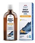 Osavi Daily Omega + D3 1600 mg 250 ml, aromat cytrynowy