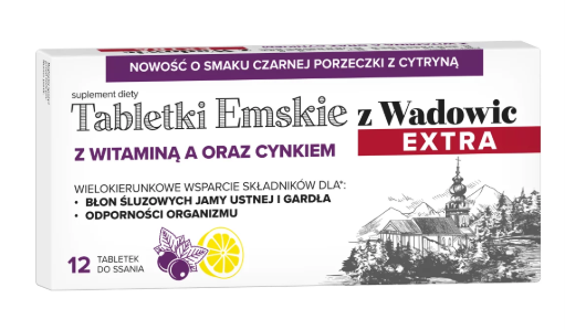Emskie Z Wadowic Extra, 12 tabletek do ssania
