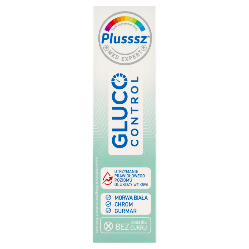 Plusssz Gluco Control,  20 tabletek musujących