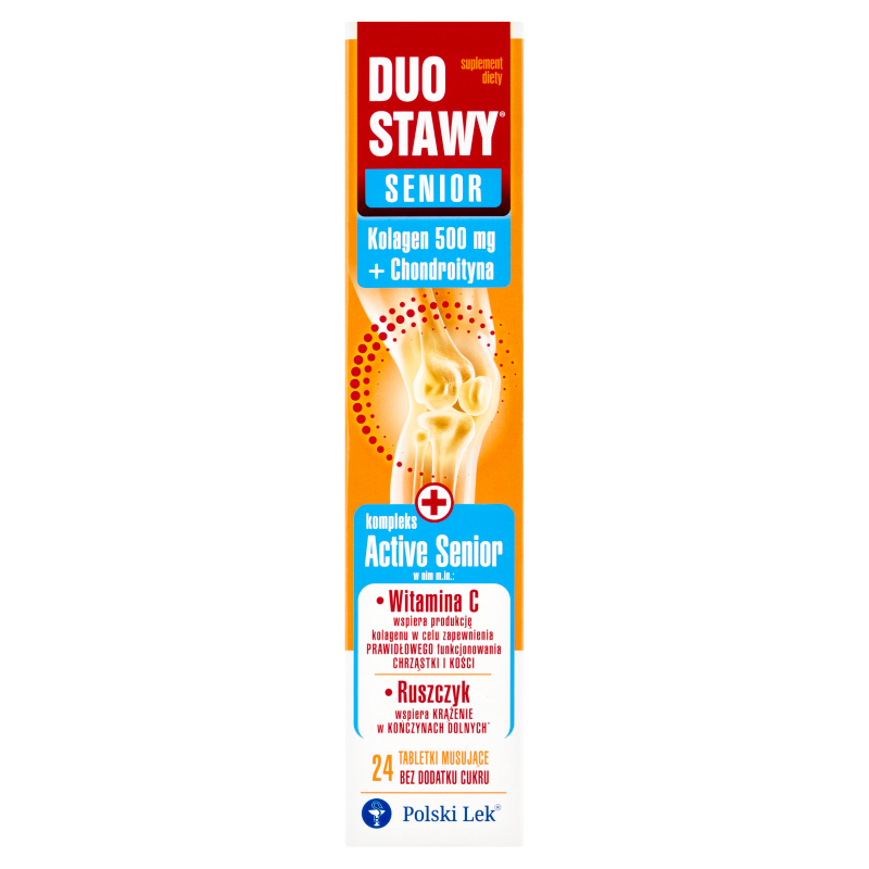 Duo Stawy Senior, 24 tabletki musujące