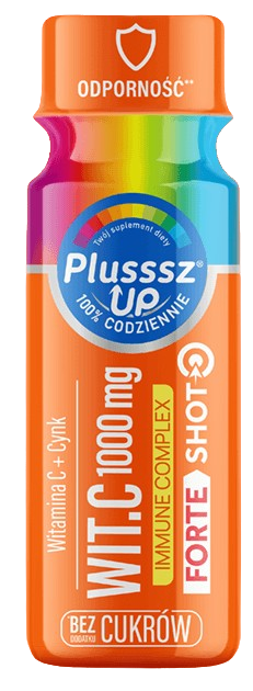 Plusssz Up Wit.C 1000mg Immune Complex, shot o smaku czarnej porzeczki, 50 ml
