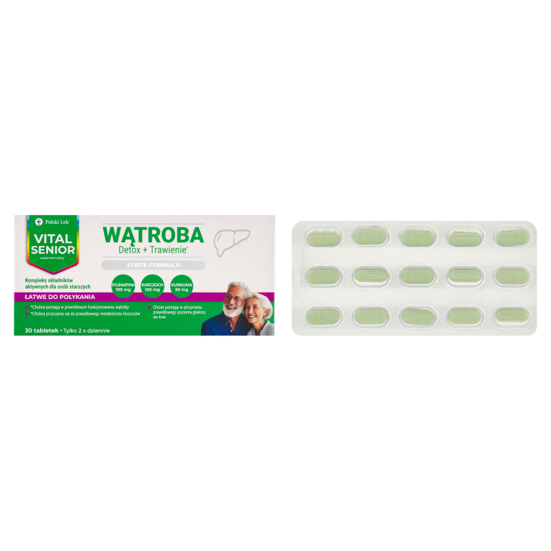 Vital Senior Wątroba, 30 tabletek