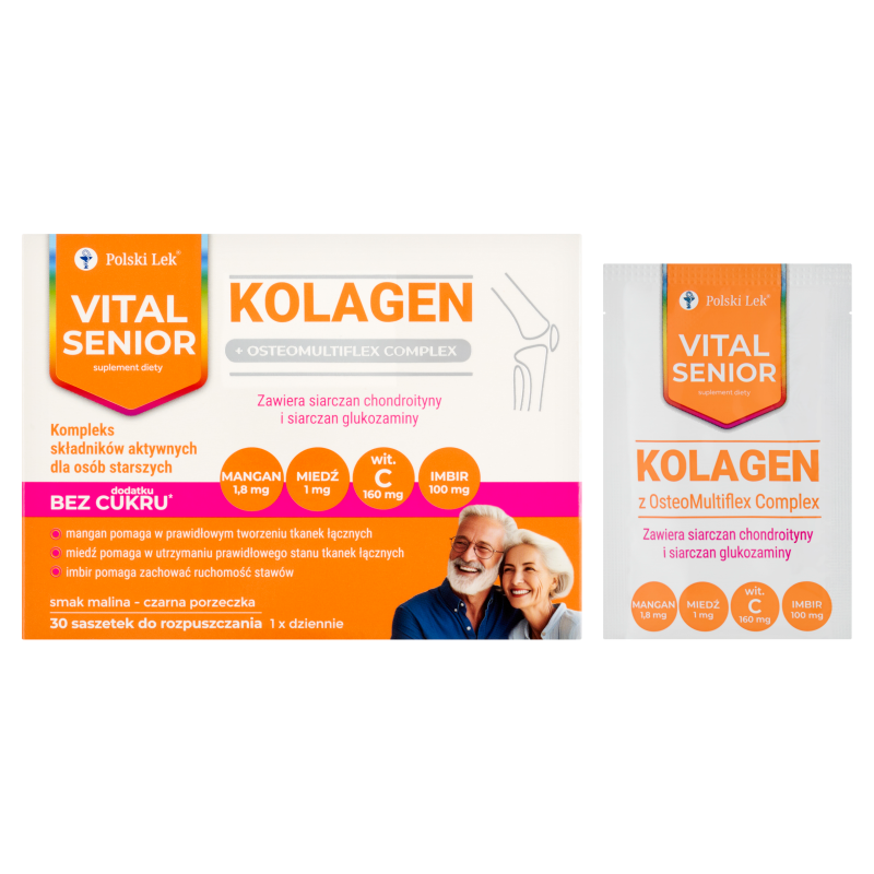 Vital Senior Kolagen, 30 saszetek