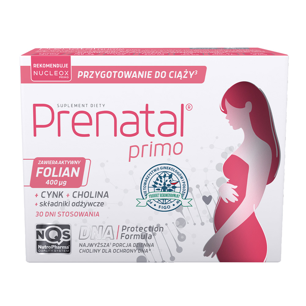 Prenatal Primo , kapsułki dla kobiet planujących ciążę, 30 szt.
