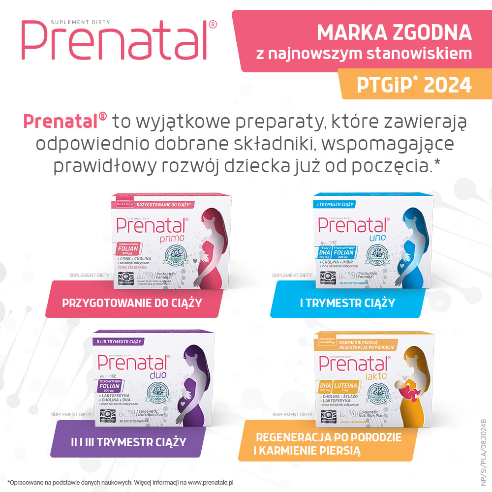 Prenatal Lakto, 30 + 30 kapsułek