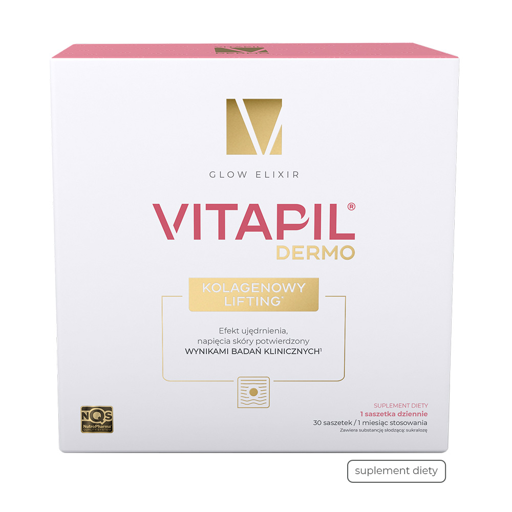 Vitapil Dermo, kolagenowy lifting, 30 saszetek