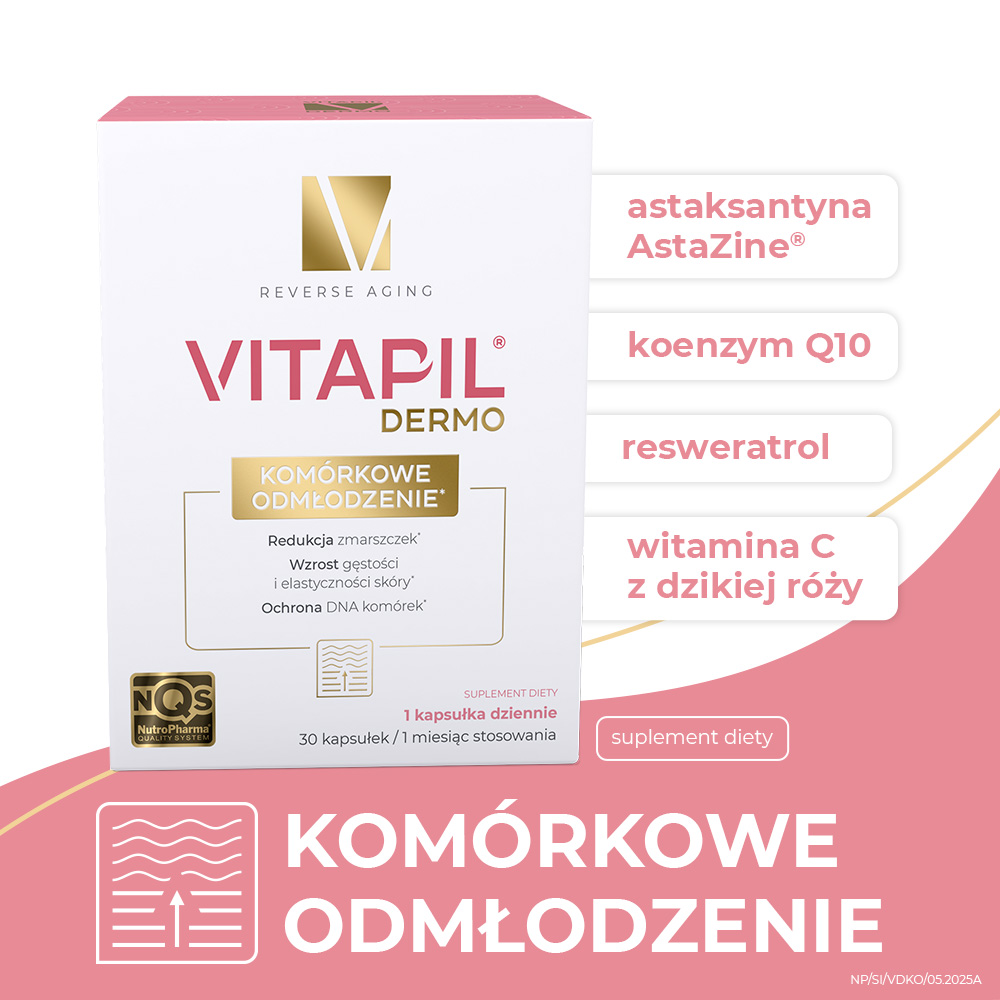 Vitapil Dermo Komórkowe Odmłodzenie, 30 kapsułek