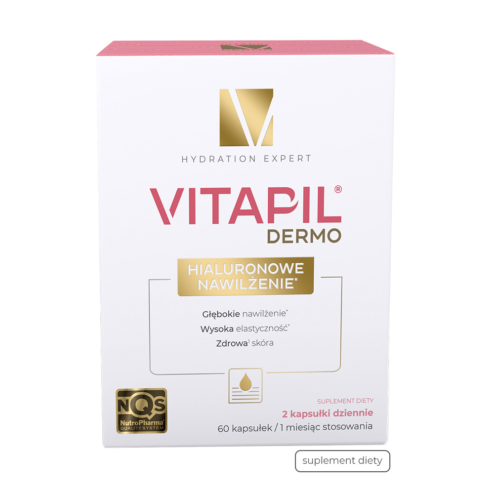 VITAPIL DERMO Hialuronowe nawilżenie, 60 kapsułek