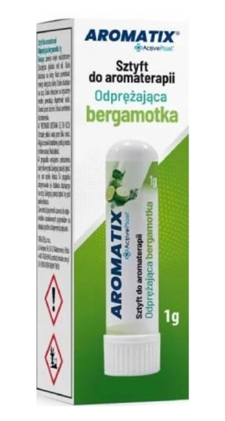 AROMATIX, sztyft do nosa ułatwiający oddychanie, odprężająca, bregamotka, 1 szt.