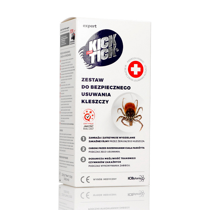Kick The Tick Expert , zestaw do bezpiecznego usuwania kleszczy, 9 ml