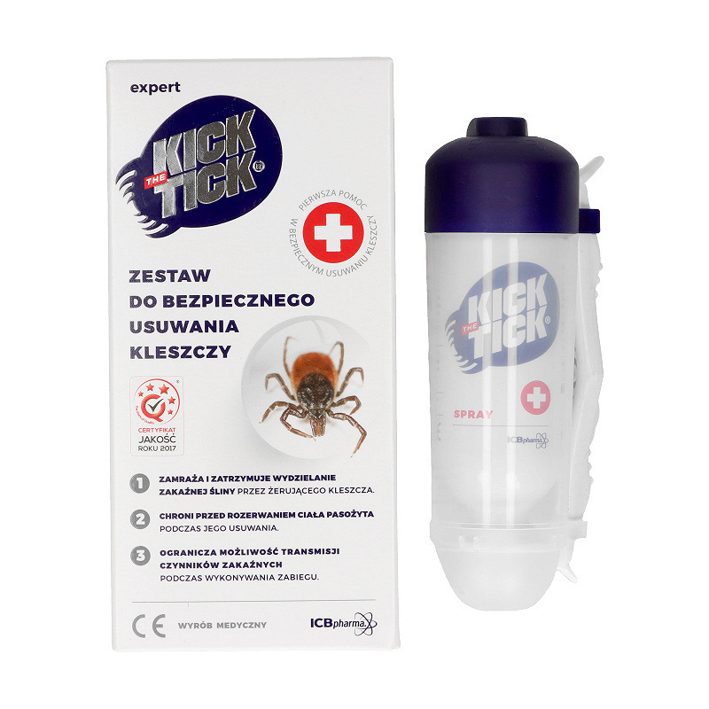 Kick The Tick Expert , zestaw do bezpiecznego usuwania kleszczy, 9 ml