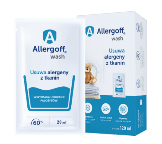 Allergoff Wash, do prania 6 x 20 ml