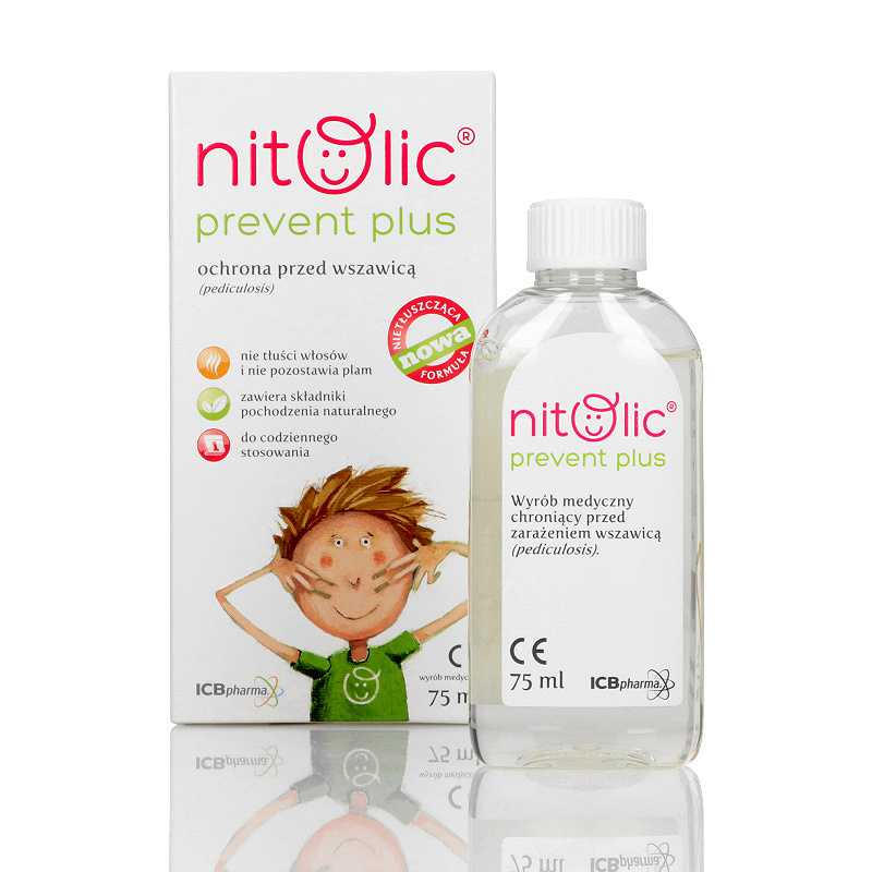 Pipi NITOLIC Prevent Plus Ochrona, spray chroniący przed wszawicą, 75 ml