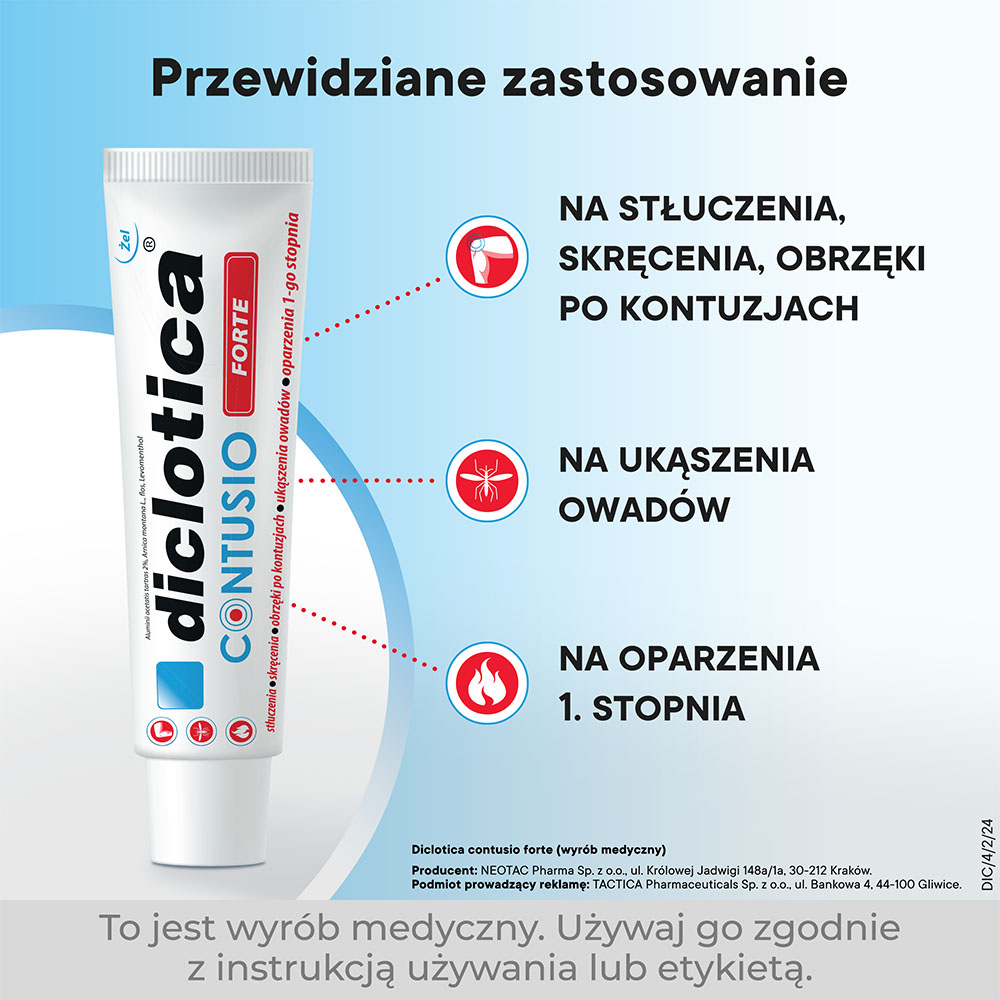 Diclotica Contusio Forte, żel, 75g