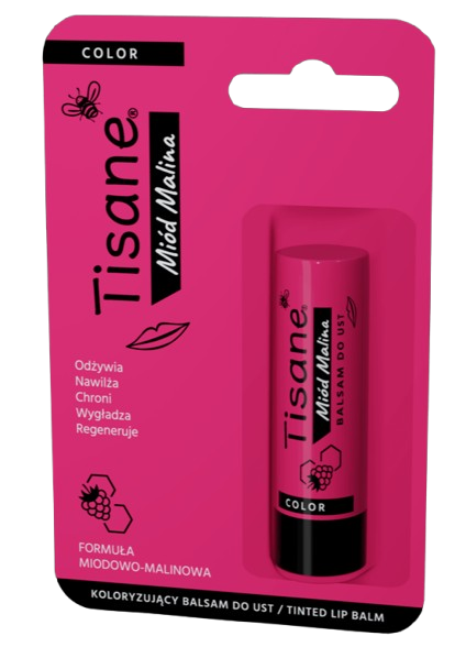 Tisane Miód Malina pomadka, 5,1 g