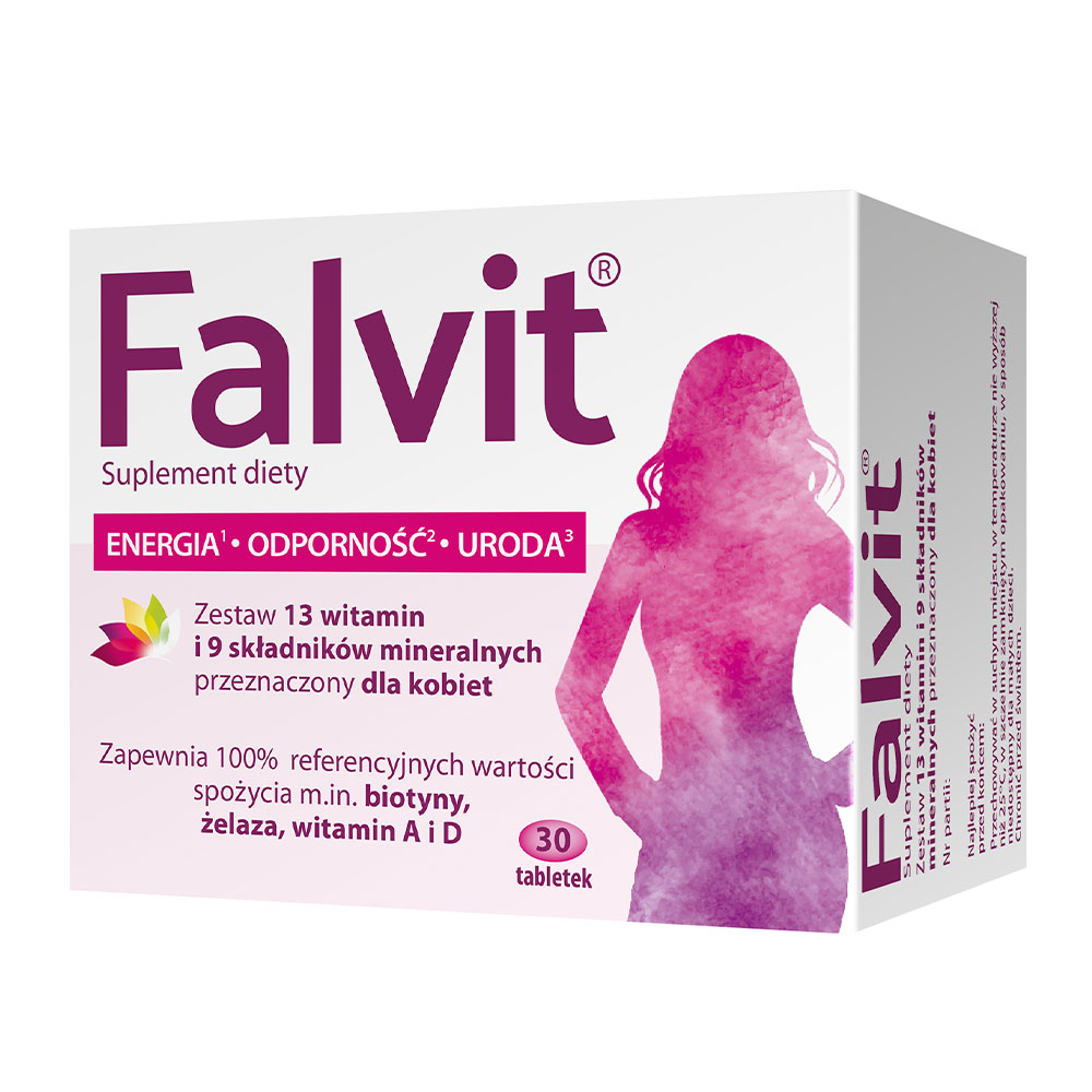 Falvit , tabletki skomponowane dla kobiet, 30 szt.