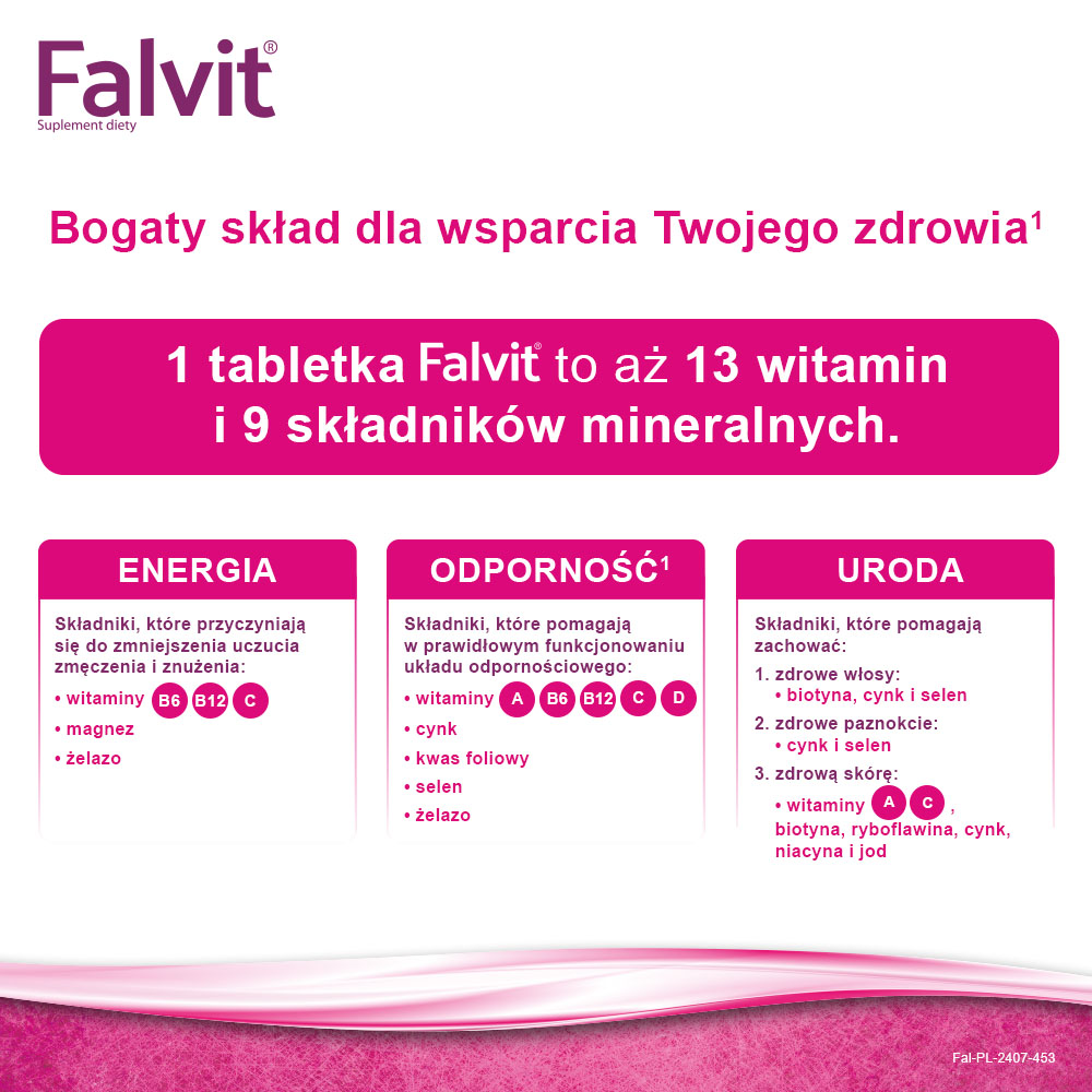 Falvit, 60 tabletek + 10 tabletek