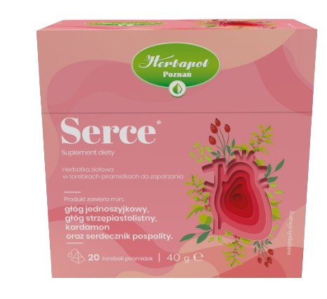 Herbapol Serce, herbata, 20 torebek