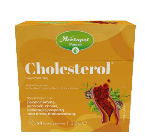 Cholesterol Herbapol, herbata, 20 torebek