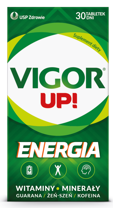 Vigor Up! Energia, 30 tabletek