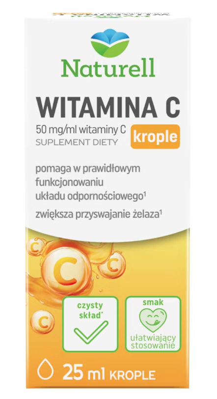 Naturell Witamina C, krople, 25 ml