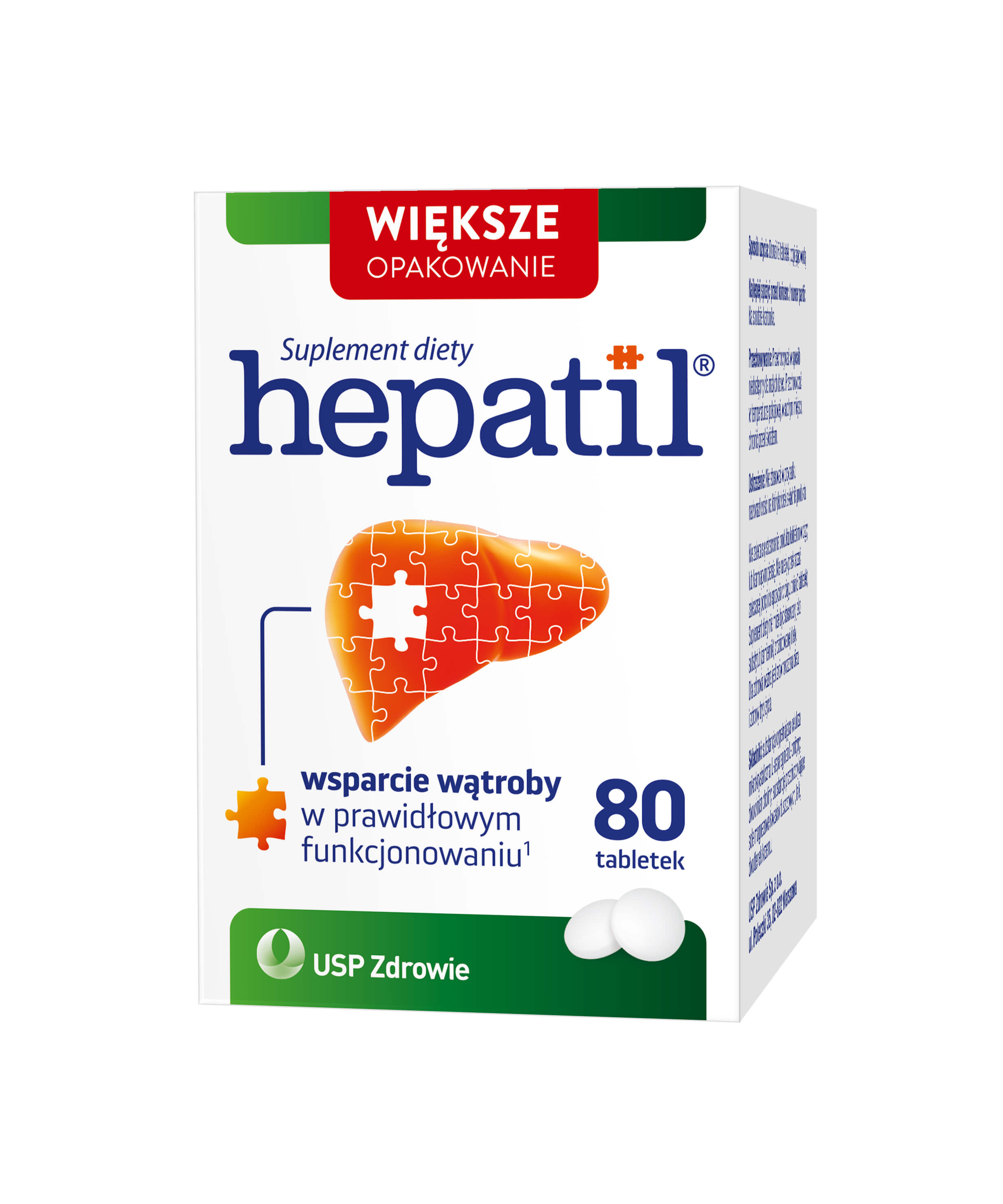 Hepatil, 80 tabletek