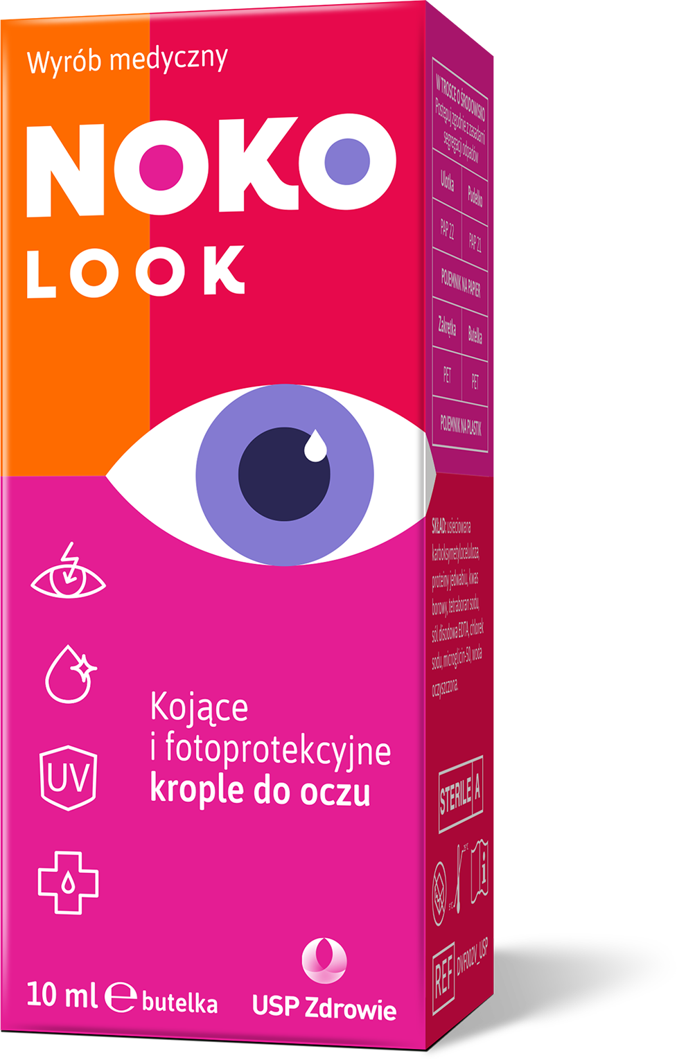 Noko Look, krople do oczu, 10 ml