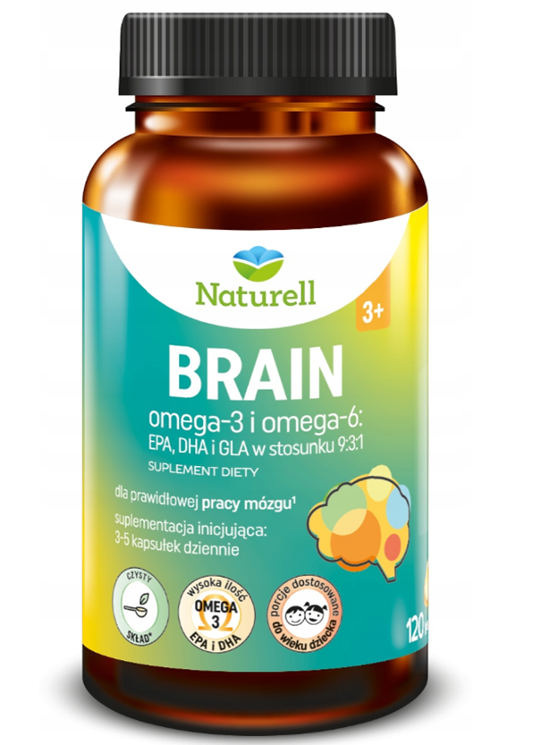 Naturell Brain, 120 kapsułek