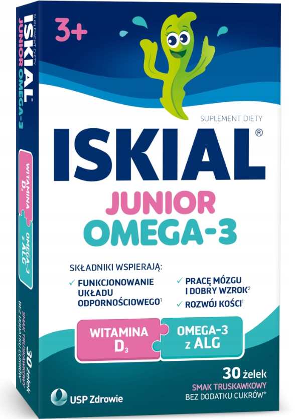 Iskial Junior Omega-3, 30 żelek