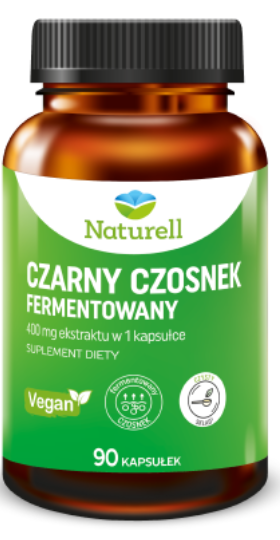 Naturell Czarny Czosnek Fermentowany 90 kapsułek