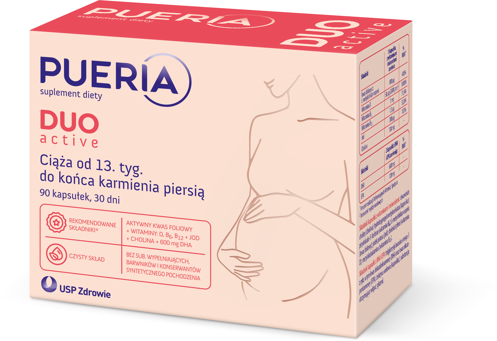 Pueria Duo Active, 90 kapsułek