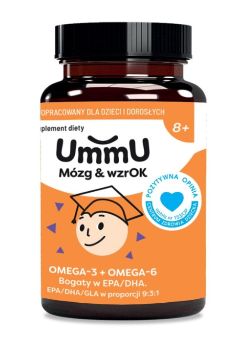 UmmU Mózg & Wzrok 8+ 240 kapsulek