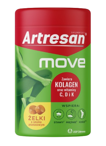 Artresan Move, żeleki o smaku ananasowym, 150 g