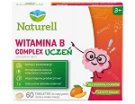Naturell Witamina B Complex Uczeń 60 tabletek do żucia, smak mango