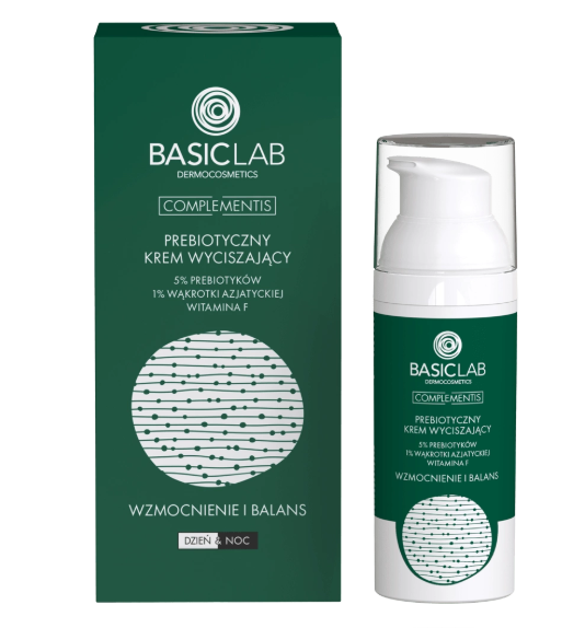 BasicLab, prebiotyczny krem wyciszający, 50 ml