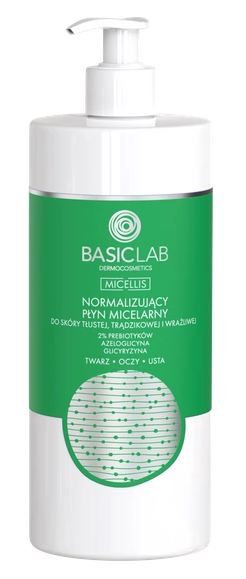 BasicLab, normalizujący płyn micelarny, 500 ml