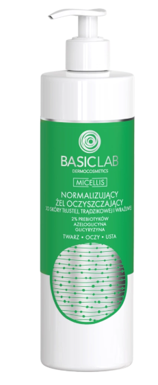 BasicLab, normalizujący żel oczyszczający, 300 ml
