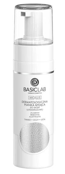 BasicLab, dermatologiczna pianka myjąca, 150 ml