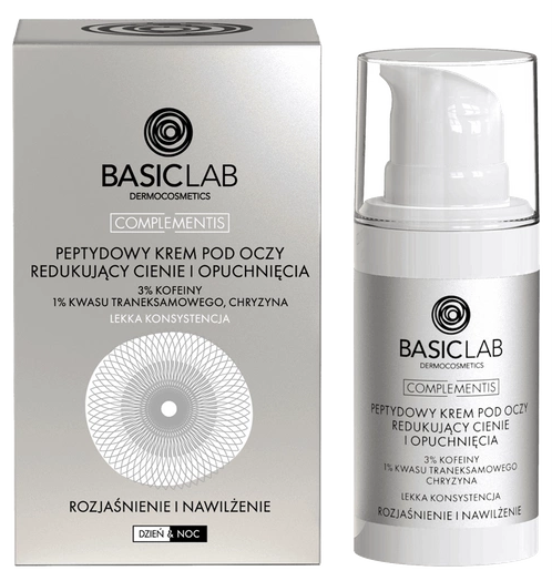 BasicLab, peptydowy krem pod oczy, 15 ml