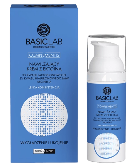 BasicLab, nawilżający krem z ektoiną, 50 ml
