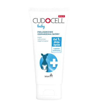 CUDOCELL MAX Baby, krem ochronno-regenerujący na pieluszkowe odparzenia, 40 g