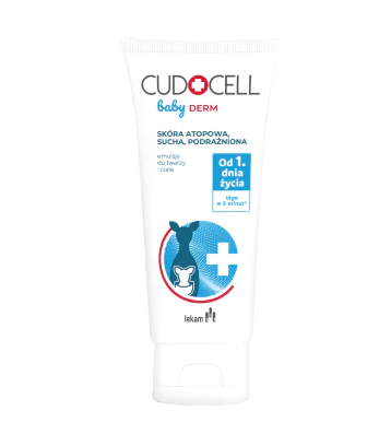 CUDOCELL Baby DERM, emulsja do twarzy i ciała, 180 ml